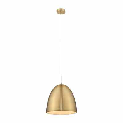 Melody Metal Pendant Light, Brushed Brass