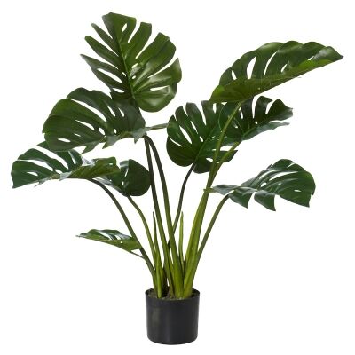 Potted Artificial Monstera Plant, 90cm