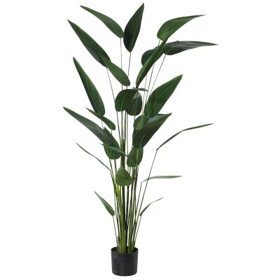 Potted Artificial Sky Bird Plant, Type A, 180cm