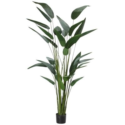 Potted Artificial Sky Bird Plant, Type A, 213cm