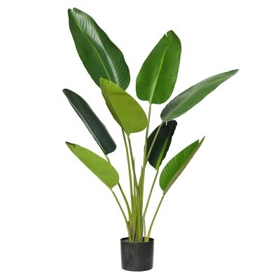 Potted Artificial Bird of Paradise Plant, Type B, 122cm