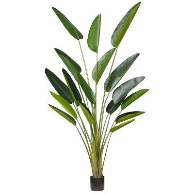 Potted Artificial Bird of Paradise Plant, Type B, 244cm