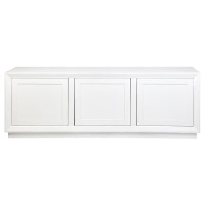 Balmain 3 Door Buffet Table, 200cm, White