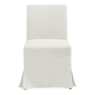 Brighton Fabric Slipcover Dining Chair, White