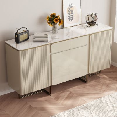 Ardis Sintered Stone Top 4 Door 2 Drawer Sideboard, 140cm
