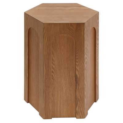 Winston Wooden Side Table, Walnut 