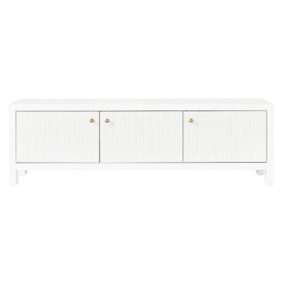 Ariana 3 Door TV Unit, 160cm, White