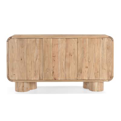 Aya Wooden 3 Door Buffet Table, 151cm