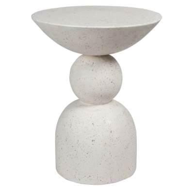 Ravello Concrete Side Table, Terrazzo