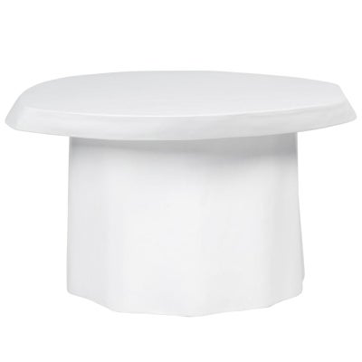 Sorrento Concrete Coffee Table, Large, White