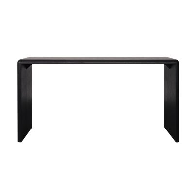 Radcliff Oak Timber Console Table, 140cm, Black