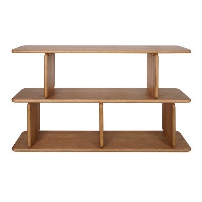 Tudor Oak Timber Display Shelf, Small, Natural