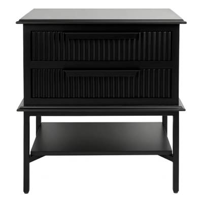 Aimee Bedside Table, Small, Black