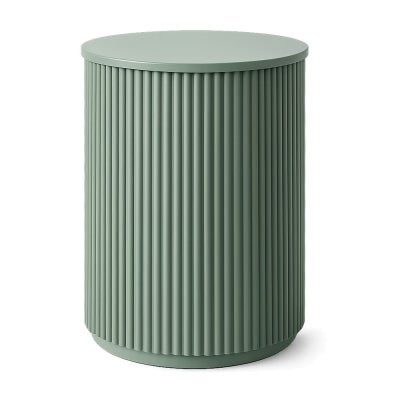Nomad Round Side Table, Sage