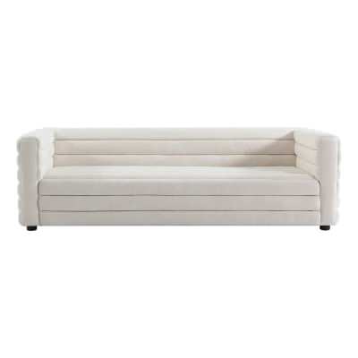 Colorado Fabric Sofa, 3 Seater, Ecru
