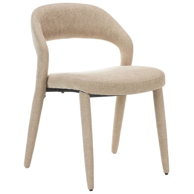 Fiore Fabric Dining Chair, Beige