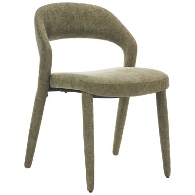 Fiore Fabric Dining Chair, Olive 