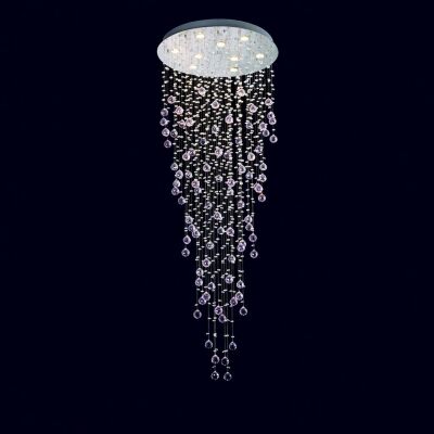 Snowdrop Crystal LED Ceiling Light, 66cm