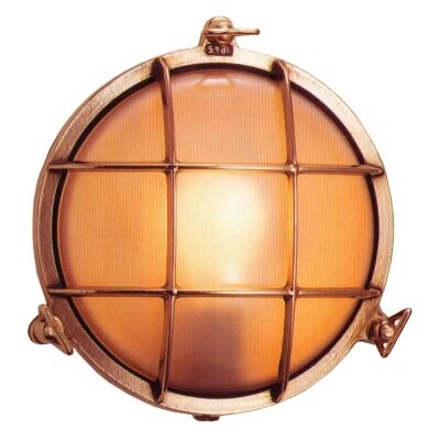 Scarborough Small Cast Brass Round Bunker - Made In Italy