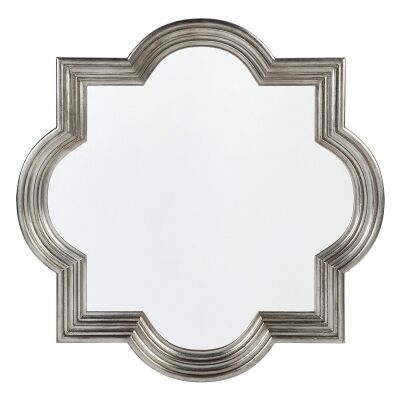 Marrakech 90cm Wall Mirror - Antique Silver