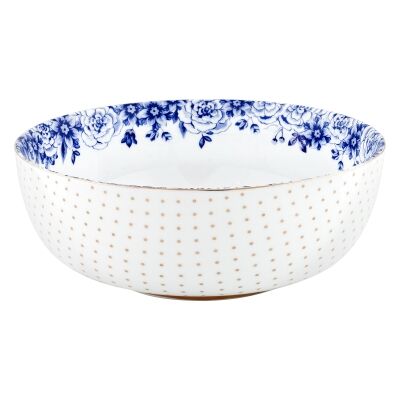 Pip Studio Royal White Porcelain Bowl, 20cm
