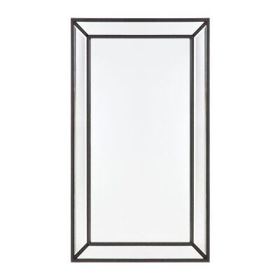 Zeta Wall Mirror, 92cm, Black