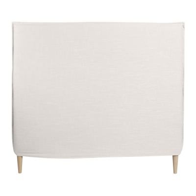 Sloane Fabric Tuft Bed Headboard, Queen, Oatmeal