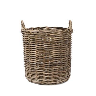 Helmsley Cane Round Storage Basket, Large