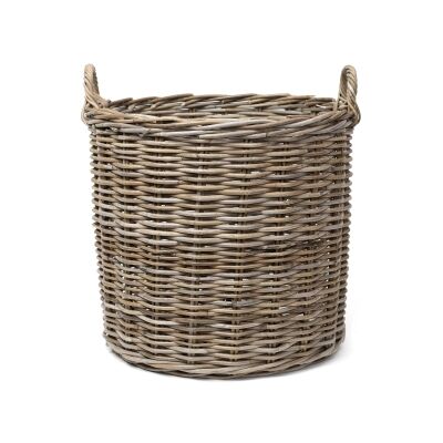 Helmsley Cane Round Storage Basket, Extra Large
