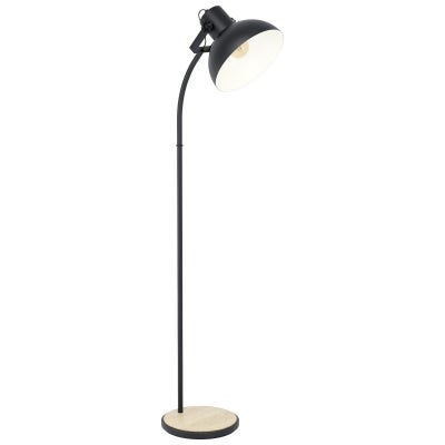 Lubenham Metal Floor Lamp, Black
