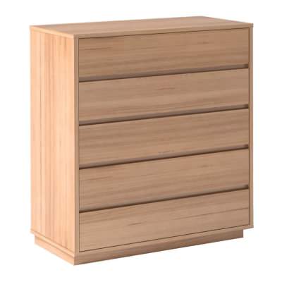 Padma Messmate Timber 5 Drawer Tallboy