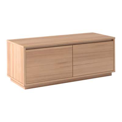 Padma Messmate Timber 2 Door TV Unit, 110cm