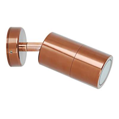 Shadow IP65 Exterior Dimmable LED Adjustable Wall Light, 1 Light, CCT, Solid Copper