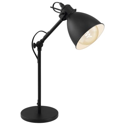 Priddy Metal Cantilever Desk Lamp, Black