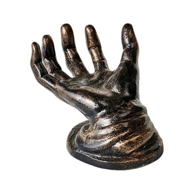 Dune Cast Iron Hand Sculpture