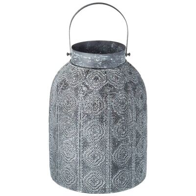 Federica Handcrafted Metal Lantern, Small