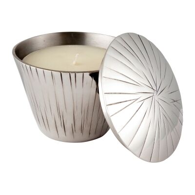 Charlie Scented Candle with Metal Candle Holder, Day Spa