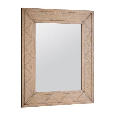 Lesi Mindi Wood Frame Wall Mirror, 110cm