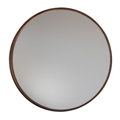 Marco Metal Frame Round Wall Mirror, 61cm