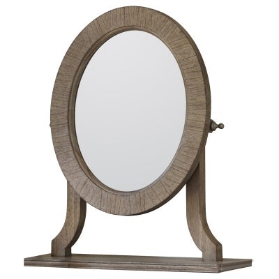Lesi Mindi Wood Tabletop Dressing Mirror, 53cm