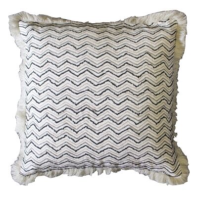 Gino Feather Filled Embroidered Cotton Scatter Cushion