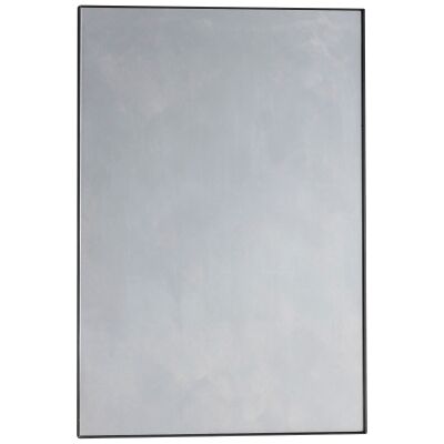 Hank Metal Frame Wall Mirror, 90cm, Black