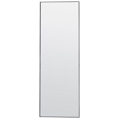 Hank Metal Frame Leaner Wall / Floor Mirror, 170cm, Black