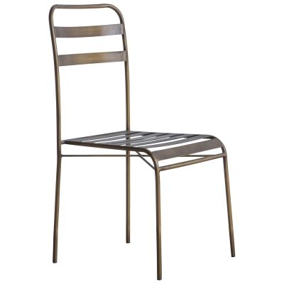 Montaley Retro Metal Outdoor Dining Chair, Set of 2