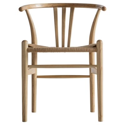 Waryn Elm Timber Dining Chair, Set of 2, Natural