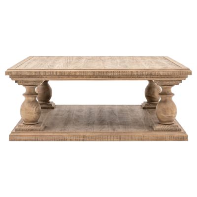 Vincenzo Wooden Square Coffee Table, 100cm