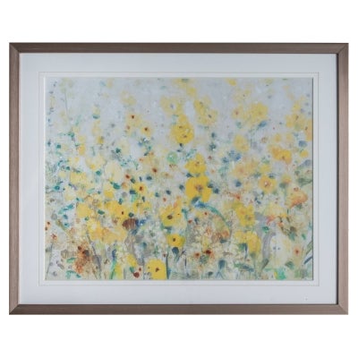 "Wild Flowers" Framed Wall Art, 63cm