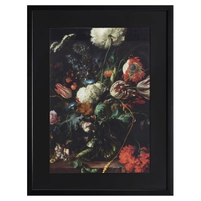 "Dutch Bloom" Framed Wall Art Print, 80cm