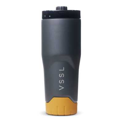 Vssl Rift Stainless Steel Insulated Travel Tumble, 590ml, Ash