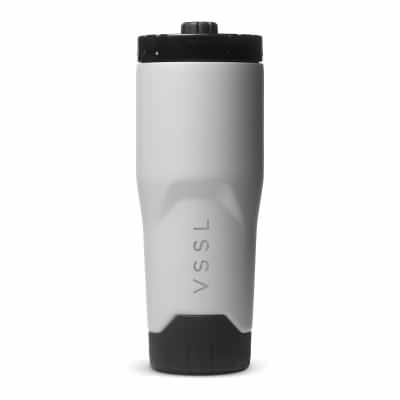 Vssl Rift Stainless Steel Insulated Travel Tumble, 590ml, Stone